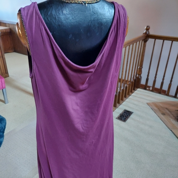 Burgundy Maxi Dress - Picture 2 of 7